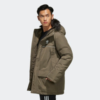阿迪达斯官网 adidas 三叶草 男装冬季羽绒服 FL1418 FL1417 树桠褐 XS(参考身高:167~172CM)