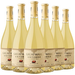 greatwall长城葡萄酒长城greatwall干白葡萄酒橡木桶陈酿特级莎当妮