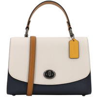 蔻驰 COACH 奢侈品 女士中号手提单肩斜挎包拼色皮质 2728  QBCAH
