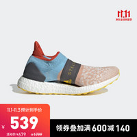 阿迪达斯官网adidas smc UltraBOOST X 3D女鞋运动鞋G28337 裸粉/清澈蓝/黑灰/铁锈红 38.5(235mm)