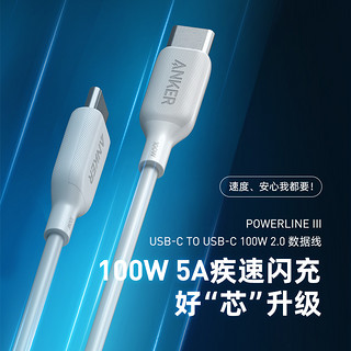 Anker 安克 双type-c 100W数据线MacBook手机PD快充