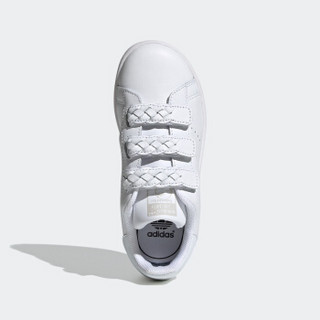 阿迪达斯官网 三叶草 STAN SMITH CF C小童鞋经典运动鞋EG9355 如图 28(165mm)