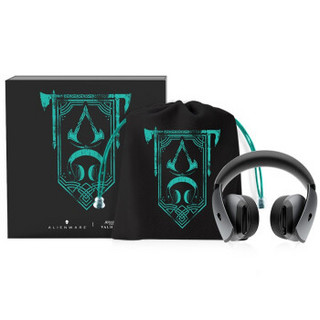 外星人（Alienware）AW510H游戏耳机 X 刺客信条联名礼盒  含定制耳机袋（黑色耳机）