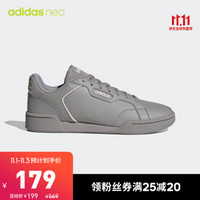 阿迪达斯官网 adidas neo ROGUERA 男鞋休闲运动鞋EH1873 烟灰/烟灰 42(260mm)