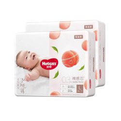 HUGGIES 好奇 铂金装 纸尿裤 L76片 2件装