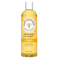 BURT'S BEES 小蜜蜂 婴儿洗发沐浴露二合一 350ml