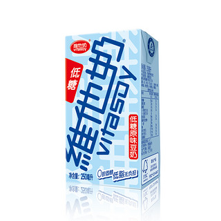 vitasoy 维他奶 牛奶组合装 250ml*32盒 （原味豆奶*16盒+低糖原味豆奶*16盒）