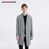 Jack Jones 杰克琼斯  219121546 男士千鸟格大衣