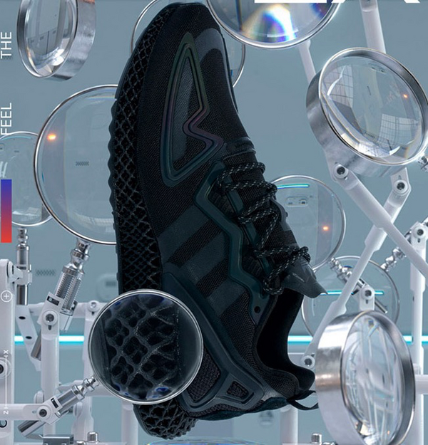 Adidas 4D 随足而动，为颠覆而生，科技感与质感并存！