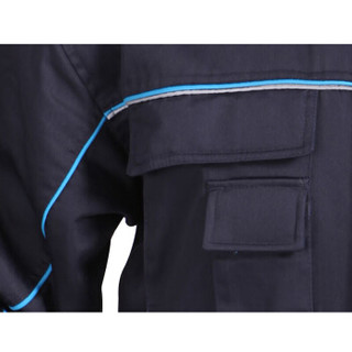 谋福（CNMF）连体耐低温工作服 保暖连体工装连体服 冷库防寒防冻服 工作棉袄（藏青色连体款）3XL  8687