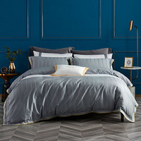  罗莱生活 LUOLAI  提花系列 麦林格 四件套 1.5m床 灰色