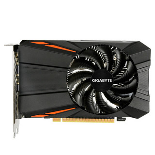 GIGABYTE 技嘉 GeForce GTX 1050Ti D5 4G 显卡 4GB 黑色