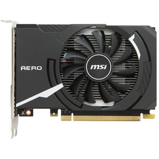 MSI 微星 GeForce GT 1030 AERO ITX 2G OCV1 显卡 2GB 黑色