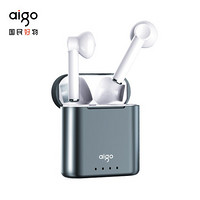 aigo 爱国者 TWS1 半入耳式蓝牙耳机 金属灰