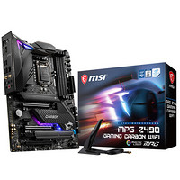 MSI 微星 MPG Z490 GAMING CARBON ATX主板（Intel LGA 1200、Z490）