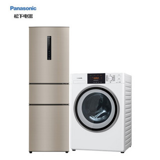 Panasonic 松下 NR-C31PX3-NL+XQG80-N80WJ 冰洗套装