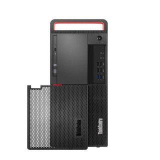 Lenovo 联想 ThinkCentre M920t 23.8英寸 商用台式机 黑色 (酷睿i7-9700、RX 550X 4G、16GB、256GB SSD+2TB HDD、风冷)