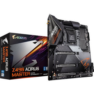 GIGABYTE 技嘉 Z490 AORUS MASTER ATX主板（Intel LGA1200、Z490）