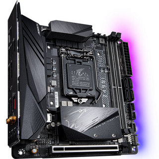 GIGABYTE 技嘉 Z490I AORUS ULTRA MINI-ITX主板（intel LGA1200、Z490）