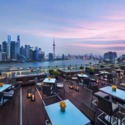 上海外滩悦榕庄 屋顶露台酒吧2-4人江景卡座