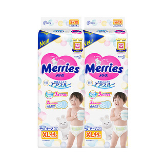 Merries 妙而舒 纸尿裤 XL44片*2包