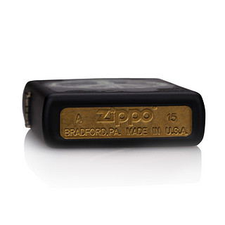 ZIPPO 之宝 28864 黑哑漆和平之歌打火机