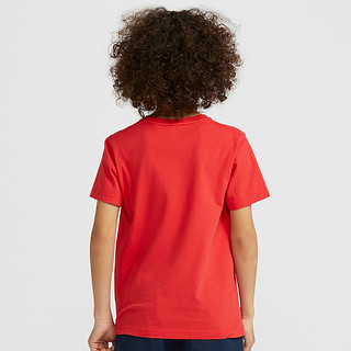 UNIQLO 优衣库 (UT) ULTRAMAN 男童印花短袖T恤 427658 珊瑚红色 110/56