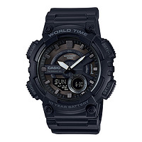 CASIO 卡西欧 Standard系列 男士石英腕表 AEQ-110W-1B