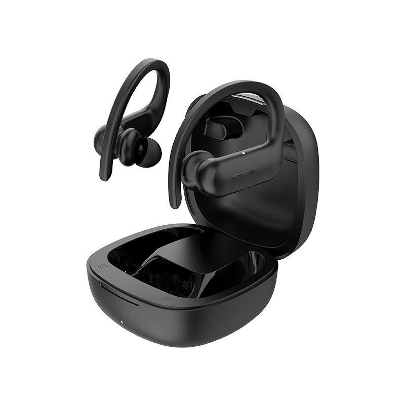 无线蓝牙耳机_qcy t6 双耳挂入耳式真无线运动耳机多少钱-什么值得买