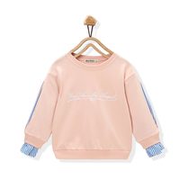 Mini Peace 太平鸟童装 女童圆领卫衣 粉色 110cm