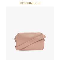 COCCINELLE/可奇奈尔ALPHA斜挎包牛皮女士纯色拉链单肩包相机包