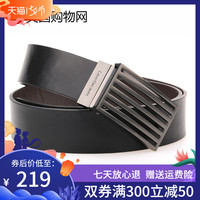 Calvin Klein/卡尔文克雷恩ck皮带男正版商务休闲针扣腰带礼盒