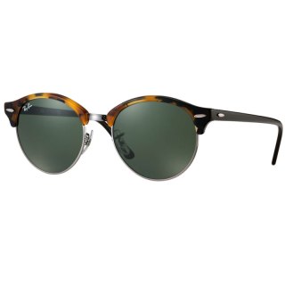 Ray-Ban 雷朋 中性防紫外线半框太阳镜RB4246115751 浅绿色镜片+玳瑁镜框