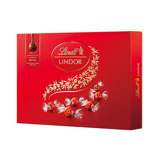 Lindt 瑞士莲 LINDOR软心 牛奶巧克力 168g 礼盒装