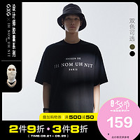 GXGx IH NOM UH NIT2020年夏季新品短袖T恤男士潮牌Logo怪奇物语