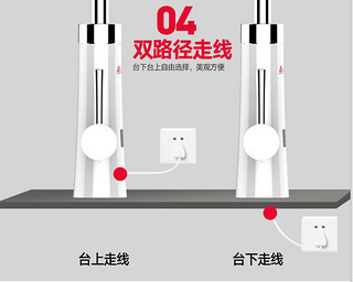 志高电热水龙头即热式速加热水器小厨宝房家用省电自来过水热得快