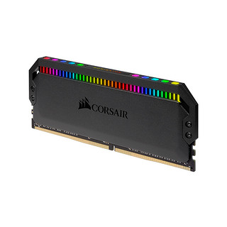 USCORSAIR 美商海盗船 统治者系列 DDR4 3000MHz RGB 台式机内存 灯条 黑色 64GB 16GBx4