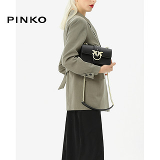 PINKO19年秋冬新款小号经典款女包时尚燕子包1P21DT Y5EU 纯链条粉色1P21ED Y5FF Q19