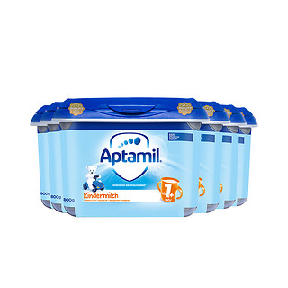 Aptamil 爱他美 经典版 儿童奶粉 德版 1+段 800g*6罐 安心罐
