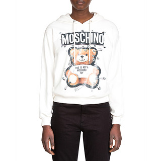 MoschinoMOSCHINO/莫斯奇诺  女士棉质 泰迪熊连帽卫衣