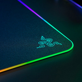 RAZER 雷蛇 烈焰神虫 V2 鼠标垫 硬质版 355*255*3mm RGB 黑色