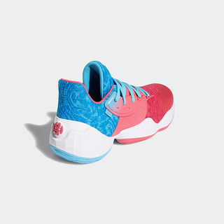 adidas 阿迪达斯 Harden Vol.4 男士篮球鞋 EF1207 天然粉/浅水蓝 39