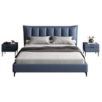 SLEEMON 喜临门 莫尔莱 科技布实木框架双人床 1500*2000mm