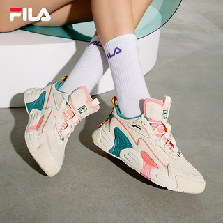 FILA 斐乐官方 SWARM情侣篮球鞋 2020秋新款运动鞋女鞋漩涡男鞋