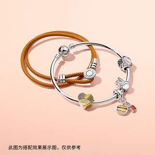 潘多拉Pandora Shine爱的小贝壳串饰767288CZ个性心形DIY手链串珠