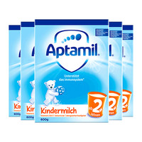 Aptamil 爱他美 经典版 儿童奶粉 德版 2+段 600g*5盒