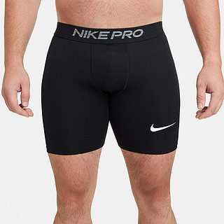 Nike耐克官方PRO METALLIC男训练紧身短裤新品夏季速干透气BV5636 010黑/(白) M