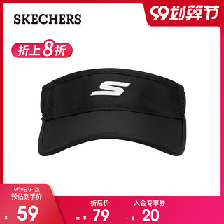 Skechers斯凯奇舒乐步字母棒球帽男女同款休闲遮阳鸭舌帽P220U003