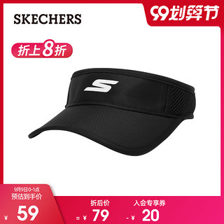 Skechers斯凯奇舒乐步字母棒球帽男女同款休闲遮阳鸭舌帽P220U003