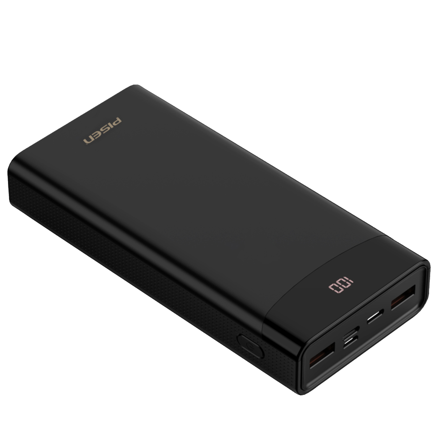 pisen品胜d130d2快充移动电源20000mah绅士黑